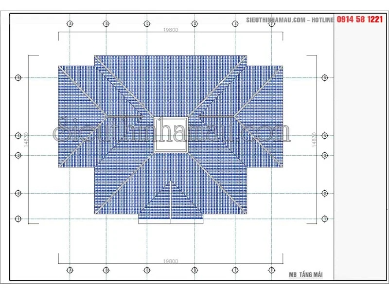 bản vẽ biệt thự cổ điển