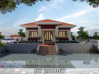 Biệt thự 1 tầng 3 phòng ngủ BT201067