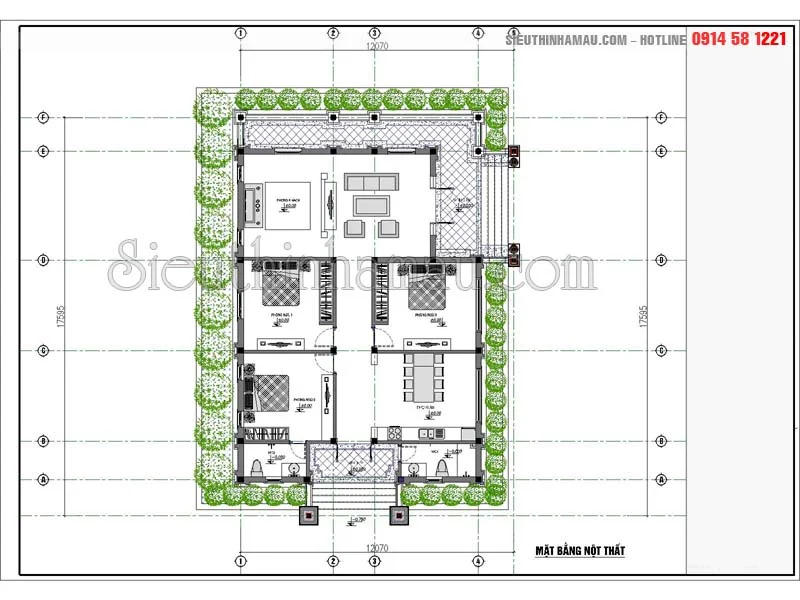 Thiết kế biệt thự cổ điển cách tân đẹp