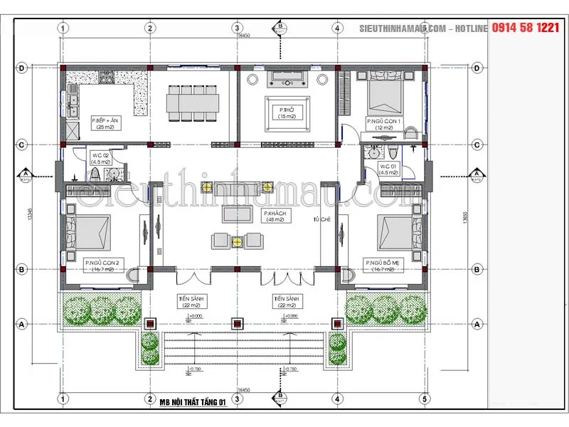 Nhà vườn 180m2