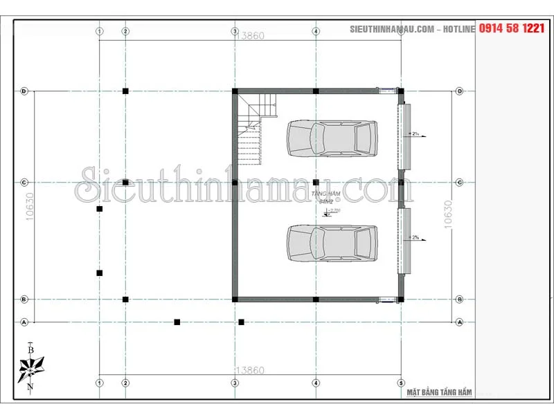 nhà 100m2 2 phòng ngủ