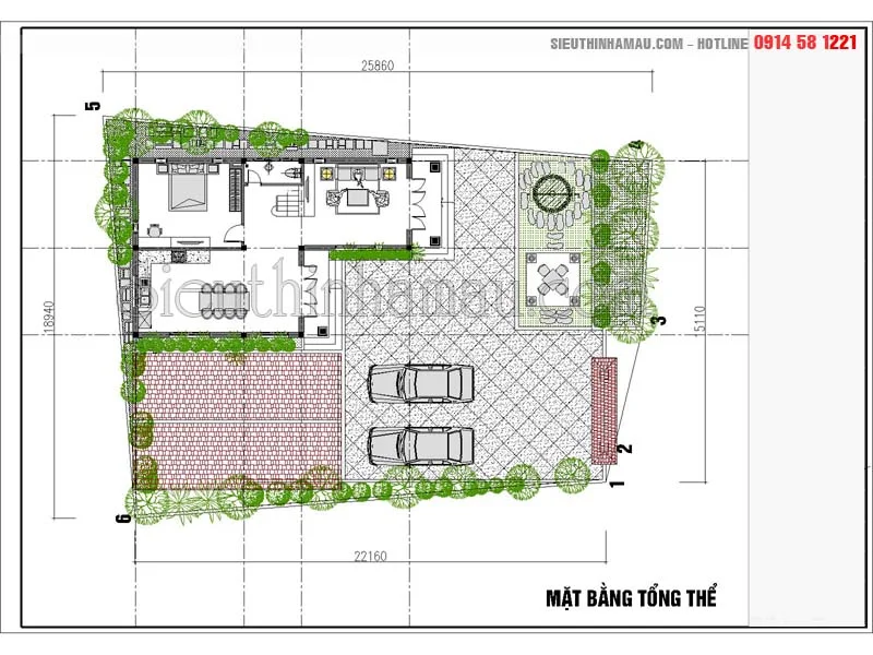 Thiết kế nhà đẹp 8x15m