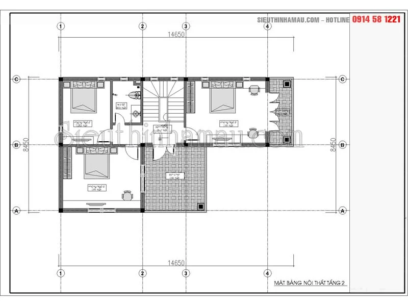 Thiết kế nhà đẹp 8x15m