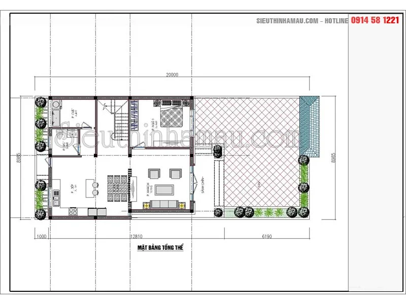 mặt tiền nhà 2 tầng hiện đại