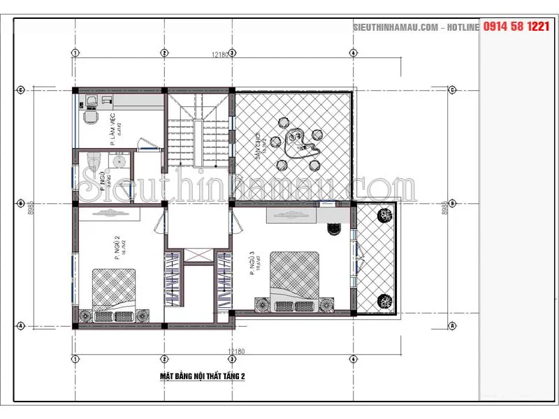 mặt tiền nhà 2 tầng hiện đại