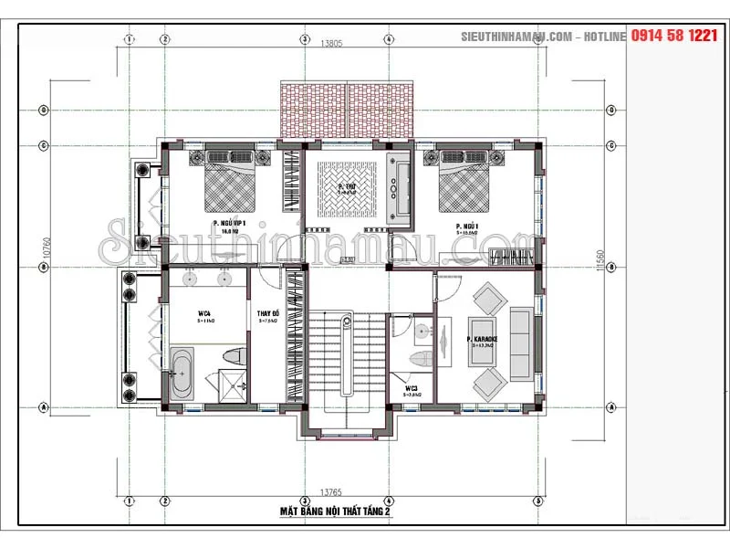 mẫu nhà mặt tiền 8.5m