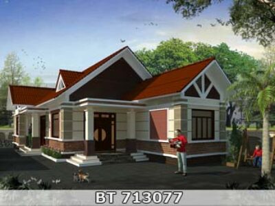 Nhà 2 mặt tiền mái thái