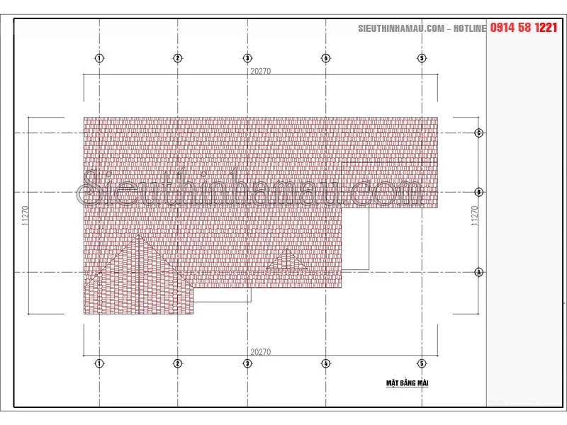 Nhà 2 mặt tiền mái thái