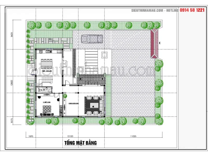 Nhà 2 tầng mái thái 100m2