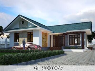 Nhà cấp 4 đẹp 600 triệu mái thái