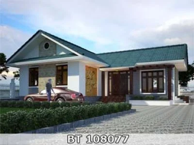 Nhà cấp 4 đẹp 600 triệu mái thái