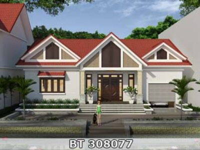 Nhà cấp 4 đẹp có gara 200m2