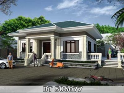 Mẫu nhà cấp 4 đẹp sang trọng 12x10m