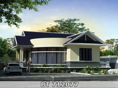 nhà cấp 4 mái thái 3 phòng ngủ