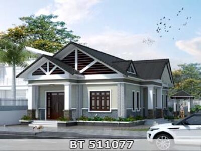 nhà cấp 4 nông thôn 4 phòng ngủ