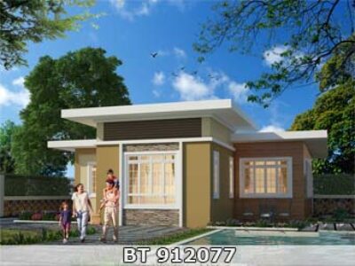 nhà cấp 4 nông thôn mái bằng