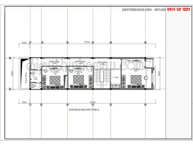 Nhà đẹp 2 tầng 5x18m