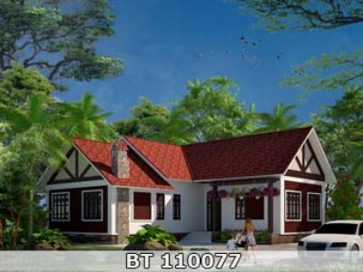 Nhà nông thôn chữ l 1 tầng
