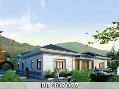 Nhà vườn 1 tầng 5 phòng ngủ BT407077