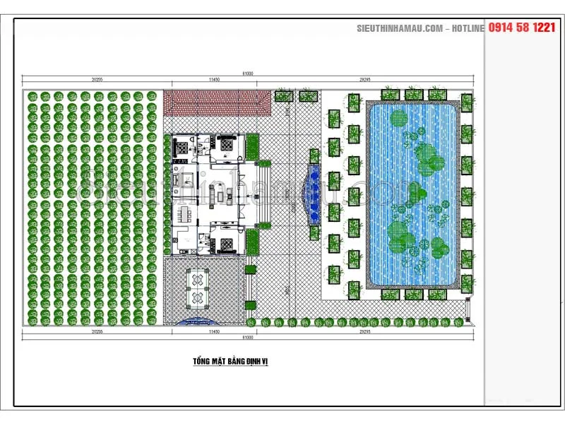 Nhà vườn 180m2
