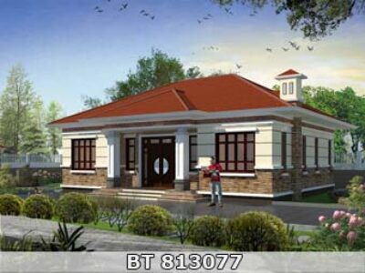 nhà vuông 3 phòng ngủ
