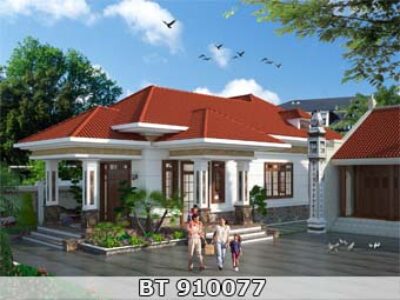 Thiết kế biệt thự chữ L đẹp