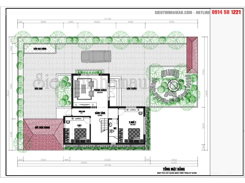 Thiết kế nhà 10x11m