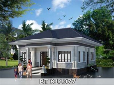 thiết kế nhà hình vuông đẹp