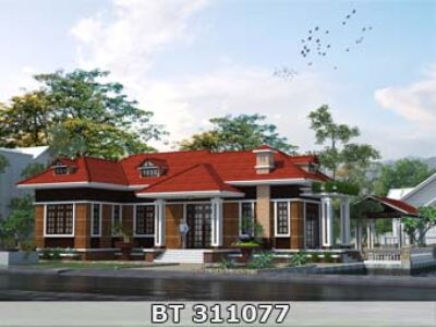 thiết kế nhà vườn 120m2