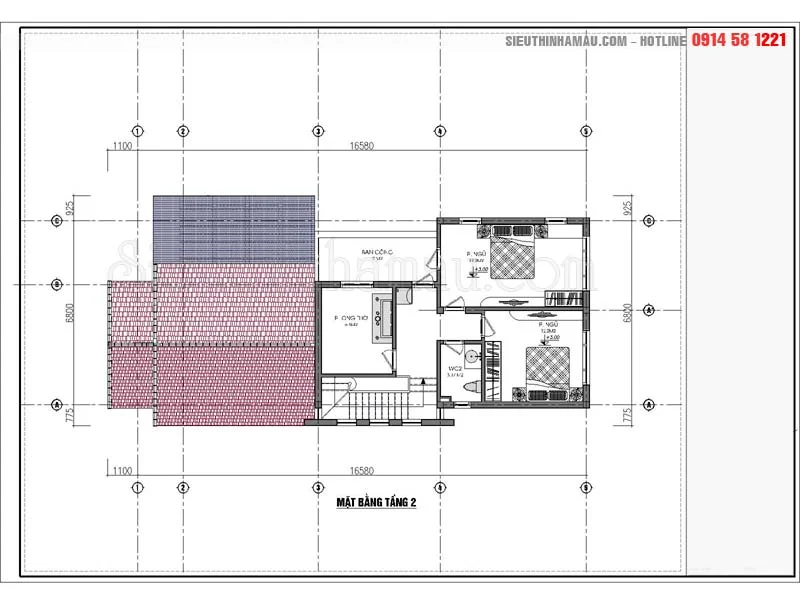 Nhà 1 tầng 7x15m có gác lửng đẹp