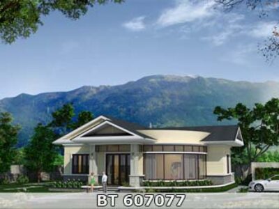 Mẫu nhà cấp 4 mái thái 130m2
