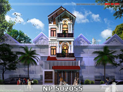 Bản vẽ thiết kế nhà 5x18m