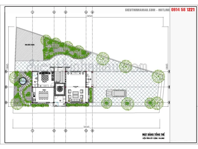 Biệt thự hiện đại 2 mặt tiền