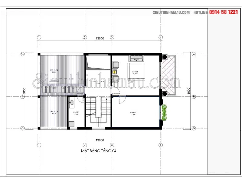 Biệt thự phố mặt tiền 8m