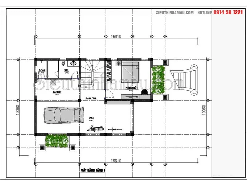 Hình ảnh biệt thự 3 tầng