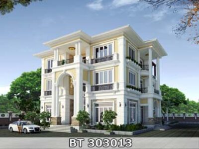 Biệt thự 3 tầng kiểu châu âu