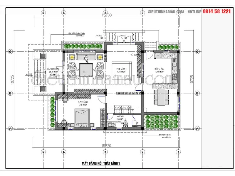 Thiết kế nhà 110m2