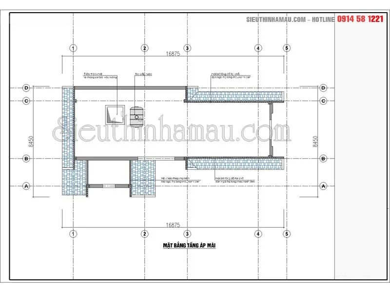 Mẫu nhà 3 tầng mặt tiền 8m
