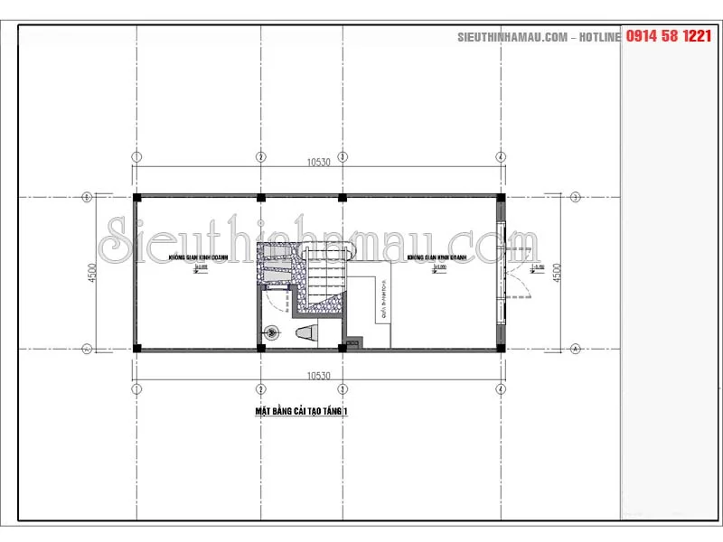 Mẫu thiết kế nhà phố 50m2 4 tầng hiện đại