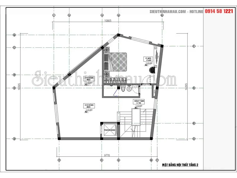 Nhà 3 tầng kết hợp kinh doanh