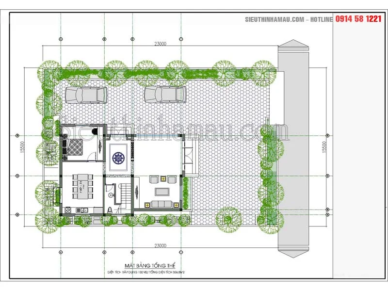Nhà hiện đại 100m2 đẹp