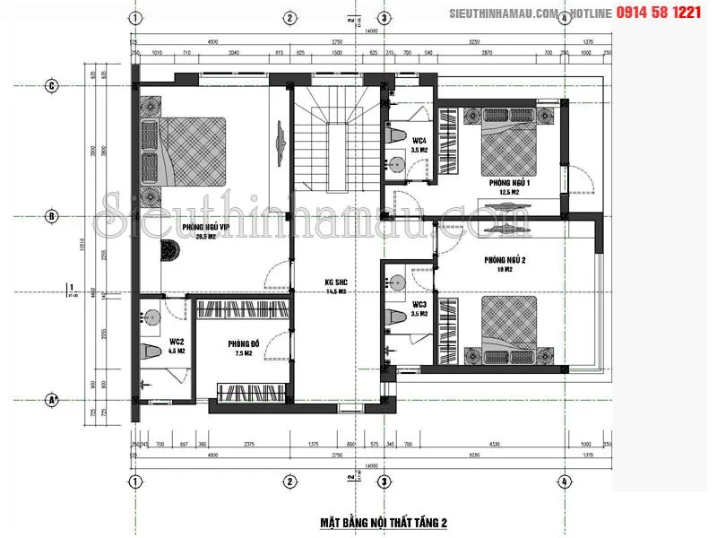 Nhà mái bằng hiện đại