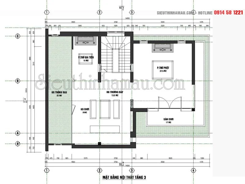 Nhà mái bằng hiện đại