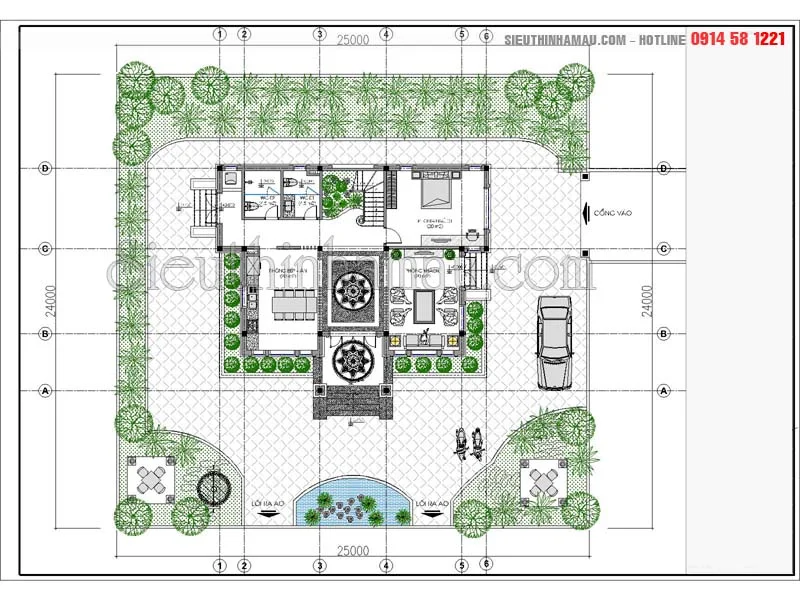 Nhà mái thái 130m2