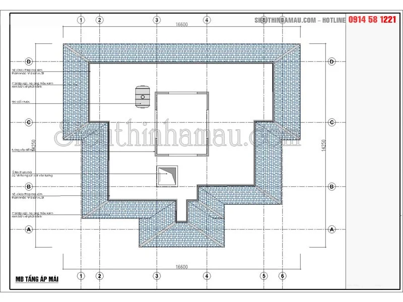 Nhà mái thái 130m2