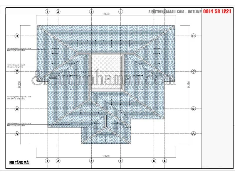 Nhà mái thái 130m2