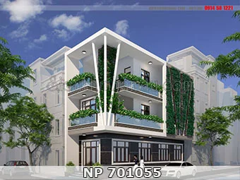 Nhà phố 2 mặt tiền hiện đại