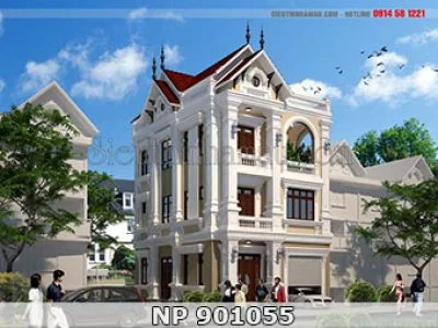 Nhà phố 3 tầng tân cổ điển đẹp