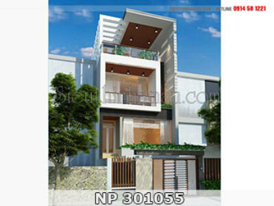 Nhà phố hiện đại mặt tiền 6m