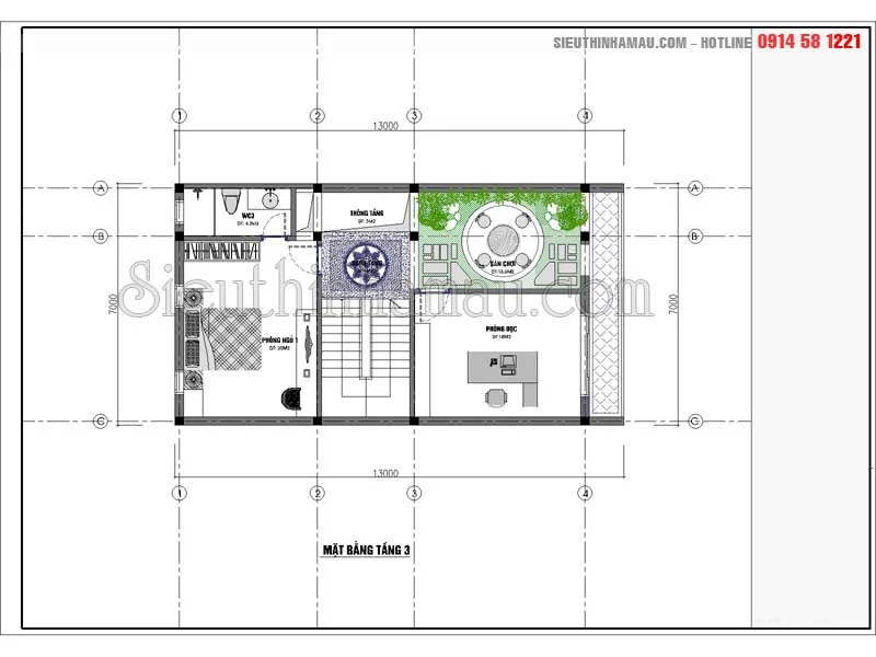 Nhà phố hiện đại mặt tiền 7m